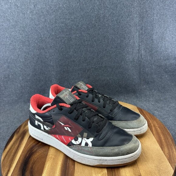 Reebok 94RE-1L Club C 85 Concept Sample 005 Red/Black Shoes Mens Size 12 EH0139 - Picture 2 of 10